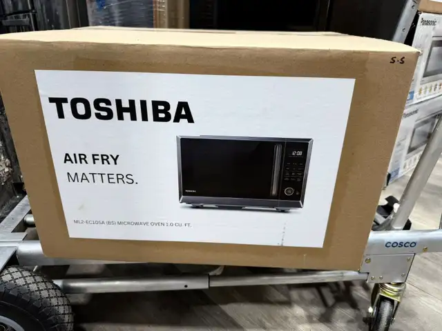 Microwave - Toshiba 1.0 Cu ft ML2-EC10SA(BS)  8-in-1 Countertop