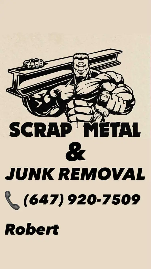 free scrap metal pick up 647-920-7509