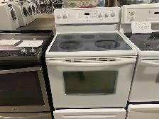 Cuisinière blanche vitrocéramique Frigidaire