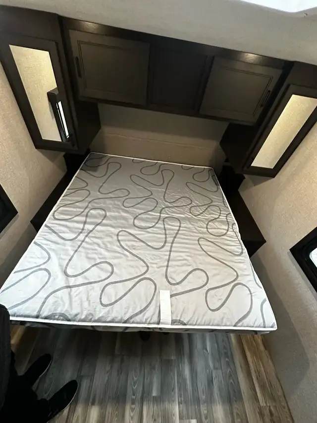 RV King mattress, like new , used twice.