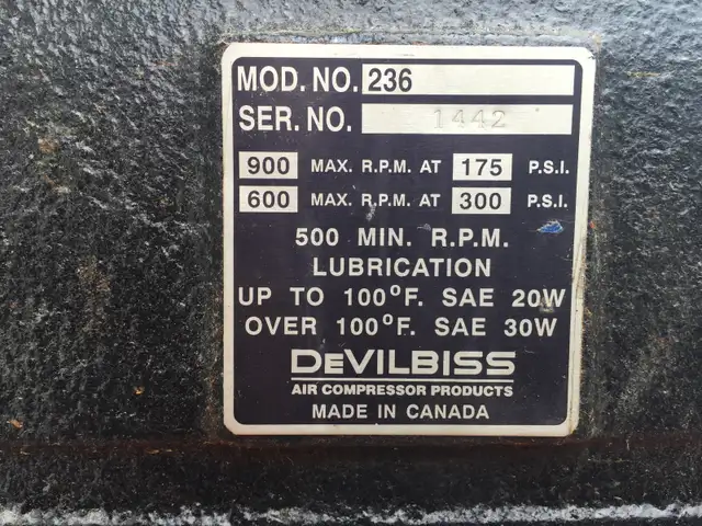 DEVILBISS AIR COMPRESSOR - Photo 4