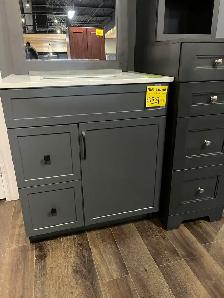 30" Bathroom Vanity Cabinet / 31" Countertop Floor Demos on Sale