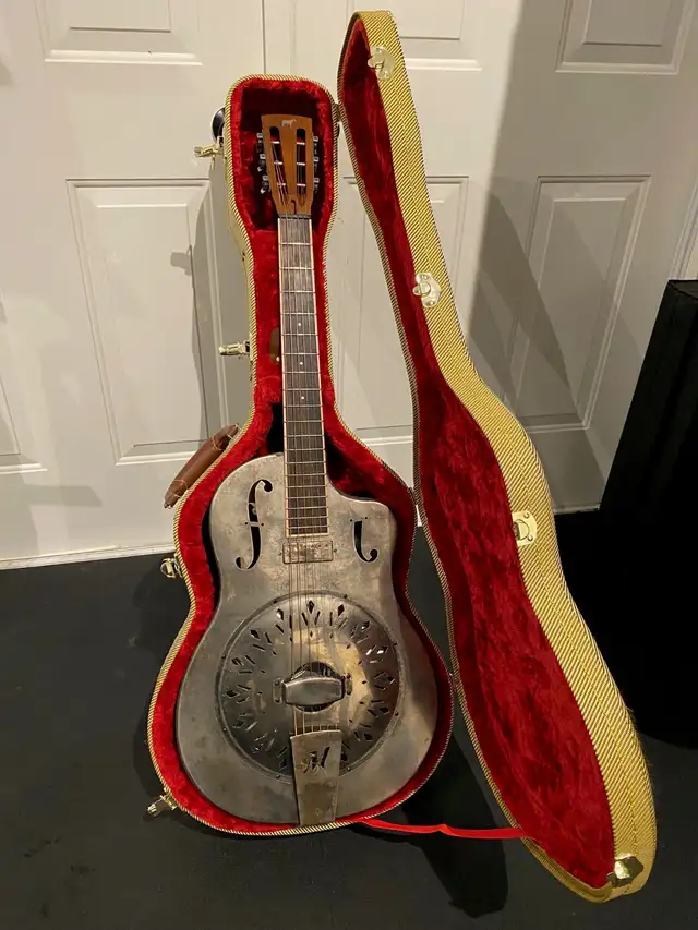 Mule Resonator Guitar w/ Pick-up - Photo 2