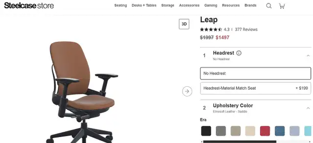 Steelcase Leap V1 Chair For Sell-Call Us! - Photo 6
