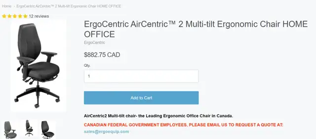 ErgoCentric GeoCentric Mid Back Multi-Tilt Series! - Photo 4