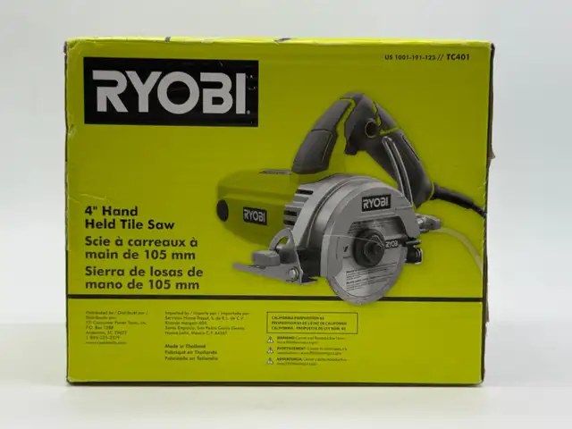 RYOBI TC401 12 AMP Corded 4-Inch Tile Saw $119 - Photo 3