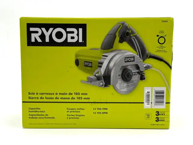 RYOBI TC401 12 AMP Corded 4-Inch Tile Saw $119 - Photo 5