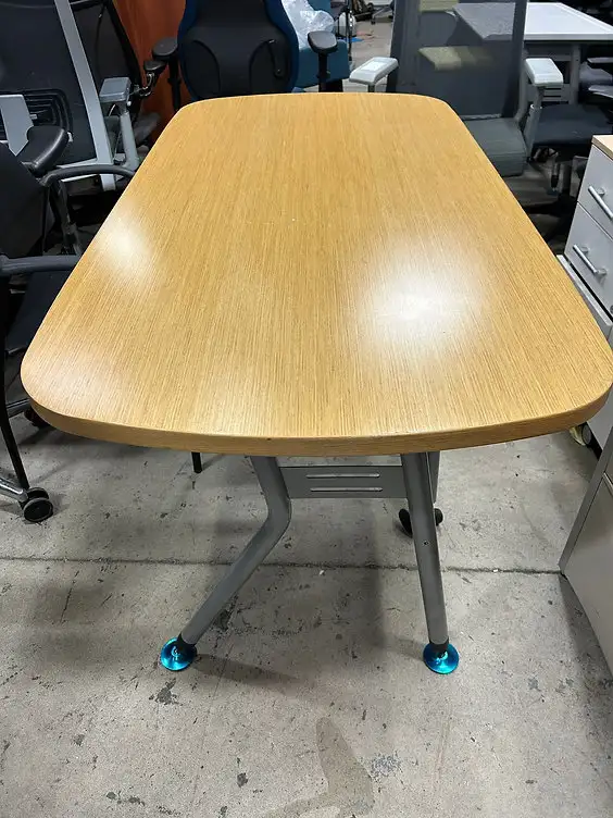 Knoll Straight Desk-Ufficio Furniture-Call Us Now! - Photo 3