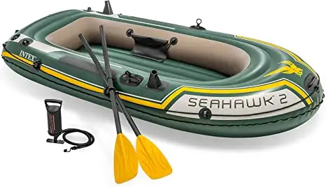 Blow up boat, intex, fishing. inflatable. $125