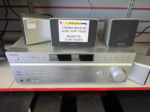 ensemble de cinema maison Sony
