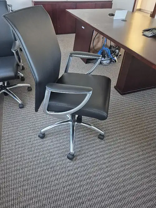 Allseating Zip Chair - High Back Leather Conference Chair! - Photo 3