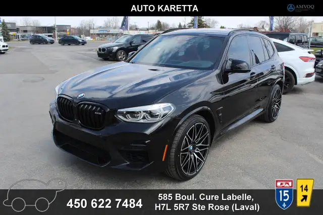 2020 BMW X3 M X3 M Competition,Tune Stage2, 700 HP, red leather