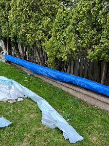 Pool solar blanket & roller