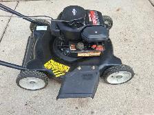 Tuned up little push mower in good working condition.