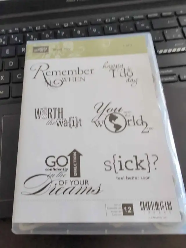 4 sets of stampin up ( almost brand new) - Photo 3