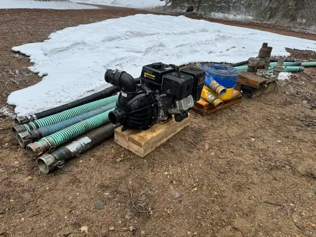 3' Water Pump and Hoses