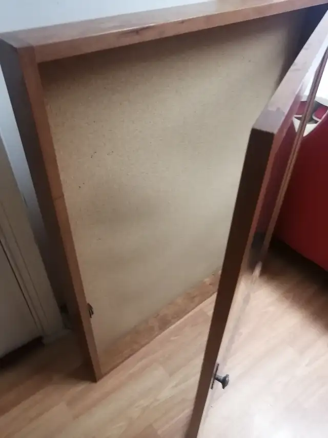 Wooden glass display case