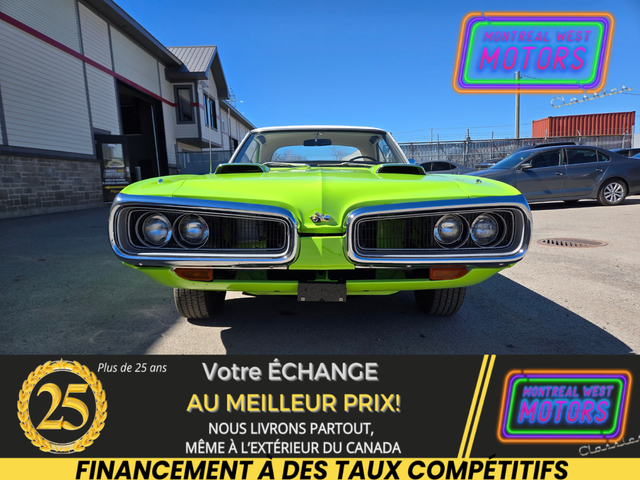 1970 Dodge SUPER BEE 383 MAGNUM / MATCH NUMBER Vrai Super Bee ! - Photo 2