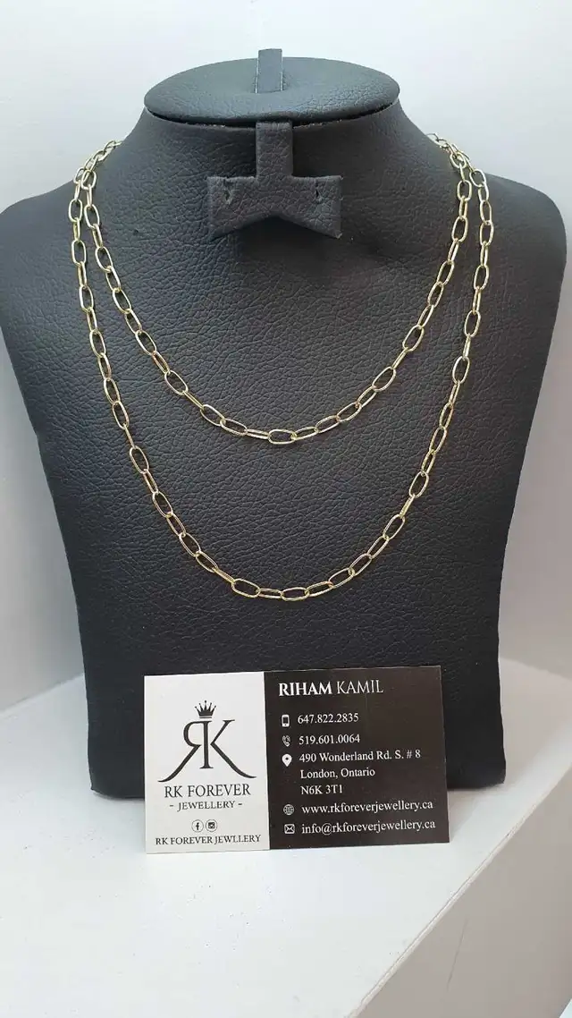 14k yellow gold chain # 385_16