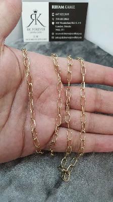 14k yellow gold chain # 385_16 - Photo 5