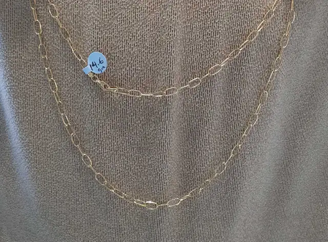 14k yellow gold chain # 385_16 - Photo 9