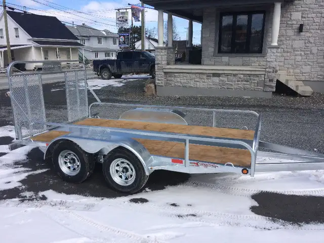 plateforme/remorques galvanisees (du fabricant) 418-486-2838