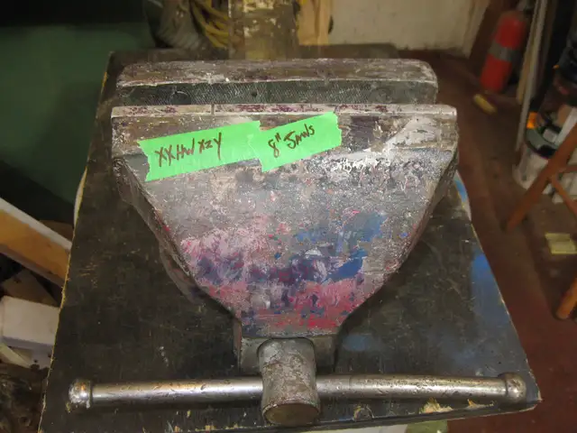 RECOR BENCH VISE - - ( Made in England ) - - 8' Jaws - Photo 3