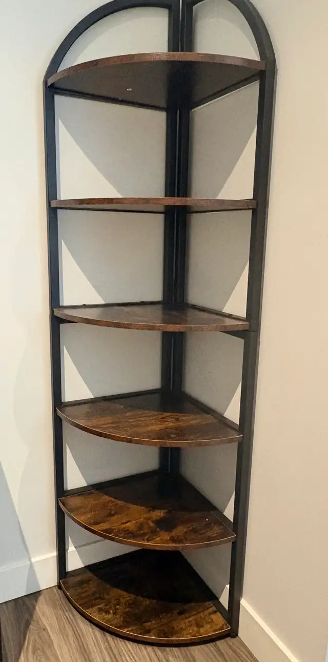 tall corner shelving