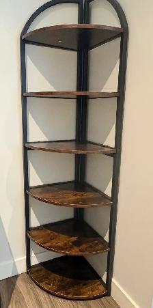 tall corner shelving