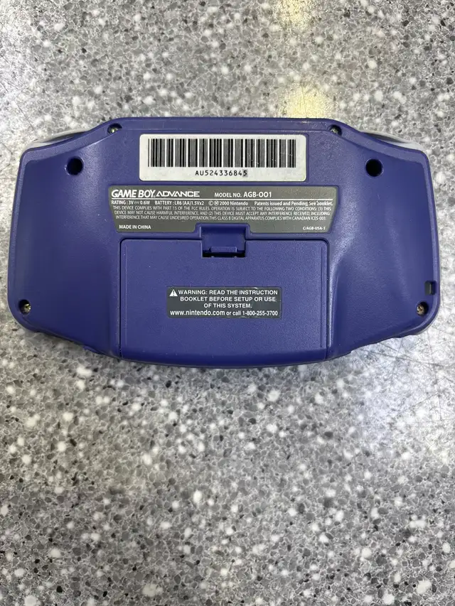 Gameboy Advance (GBA) AGB-001 Purple - Photo 2