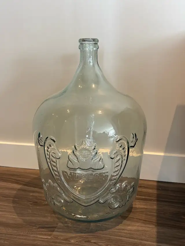 glass vase and magnolias