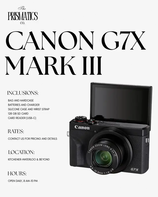 Canon G7X for Rent! - Photo 2