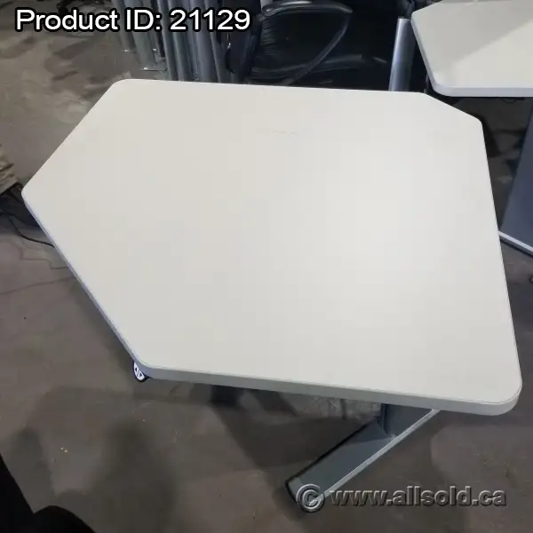 Corner Electric Powered Sit Stand Desk 55' x 41' - Photo 2