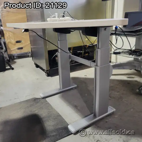 Corner Electric Powered Sit Stand Desk 55' x 41' - Photo 3