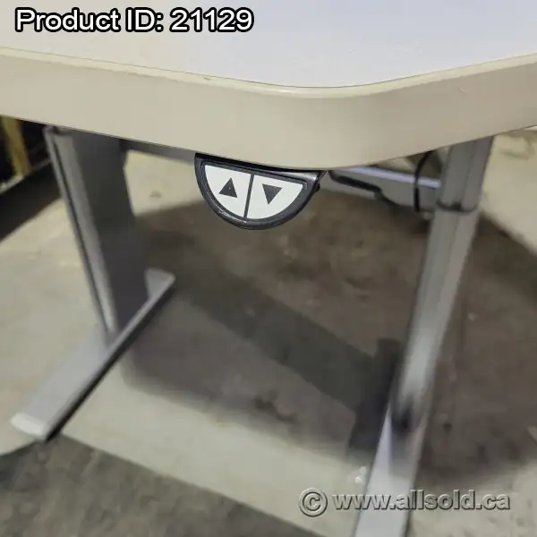 Corner Electric Powered Sit Stand Desk 55' x 41' - Photo 5