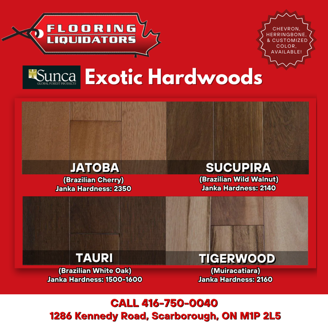 Exotic Hardwood (Brazilian - One of the Hardest type of Wood!)