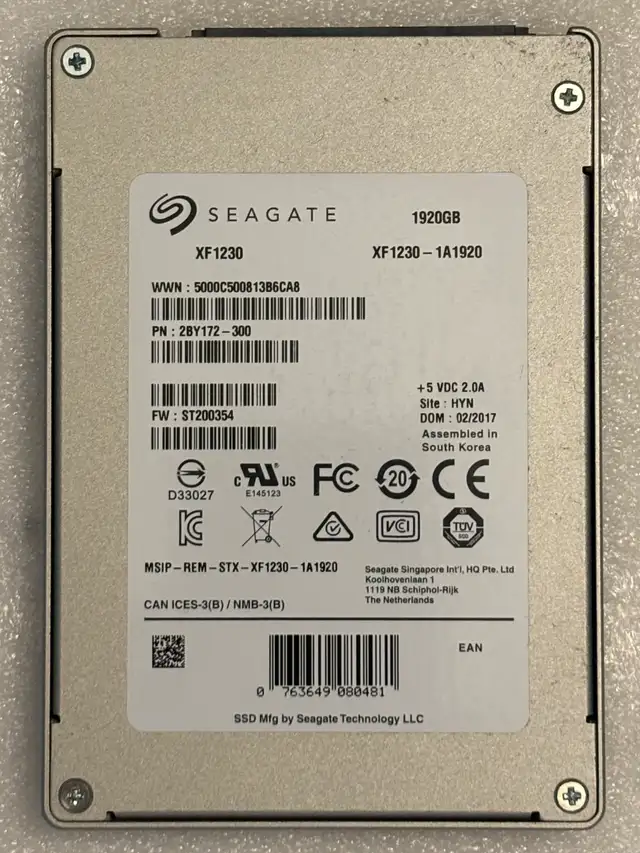 Seagate Nytro Enterprise 2TB (1920GB) SATA SSD Tested