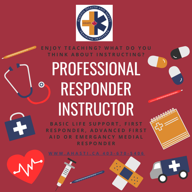 Red Cross Professional Responder Instructor Training – Calgary