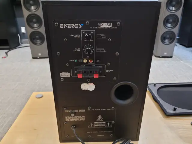 Subwoofer Energy E:XL-S8 - Photo 3