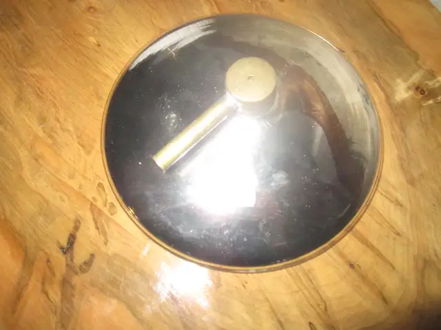 7 1/4' 2 PC MERCURY GLASS REFLECTOR FOR BRACKET OIL LAMP - Photo 4