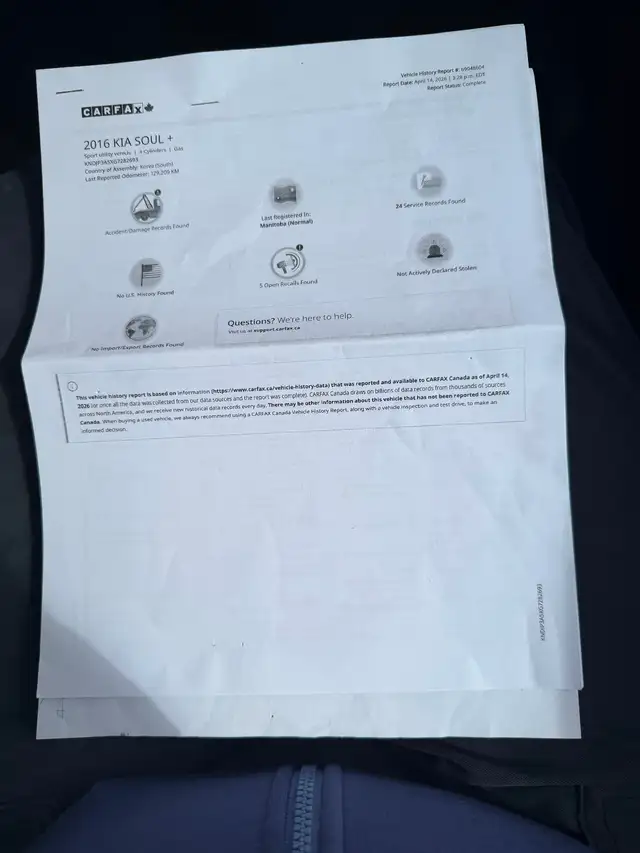 ⭐ 2016 Kia Soul EX‑L – 130,000 km – Clean Title – Safetied – Rem