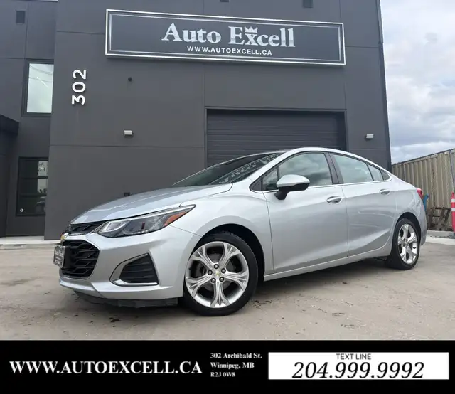 2019 CHEVROLET CRUZE PREMIER - ALLOYS - B/U CAM - LEATHER SEATS