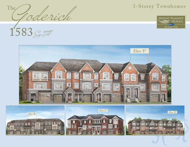 3 Beds   Den, 2.5 Baths Townhouse Near Mount Pleasant GO