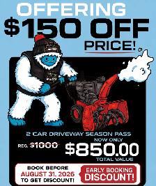 ❄️ WINTER IS COMING — LOCK IN YOUR SPOT NOW ❄️