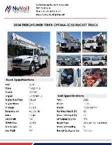 2024 Freightliner M2-106 Terex Optima-TC55 Bucket Truck