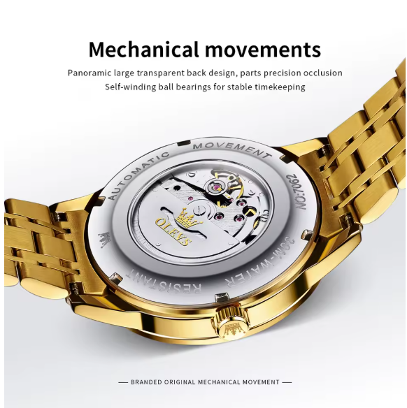 New OLEVS Mens Watches Top Brand Luxury Automatic Mechanical Wat - Photo 2