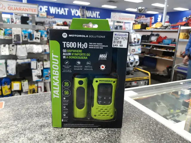 Motorola T600 H20 Two-Way Radios @Cashopolis!!