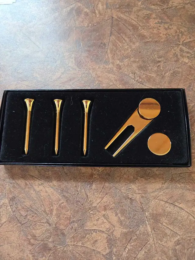 Brass Pen Set and Golf Tees Set - Photo 3