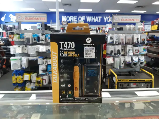 Motorola T470 Two-Way Radios @Cashopolis!!