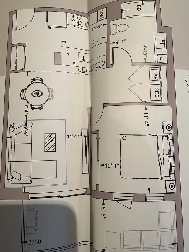 Location location location 3 1/2 condo for rent in Laval